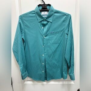 Southern Tide Boys XL 16 Long sleeve button up dress shirt intercostal style